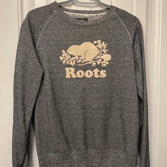 ROOTS Salt & Pepper Crewneck - Picture 1 of 2